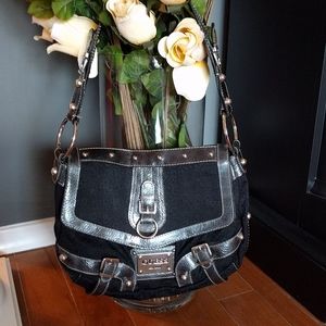 Guess black purse